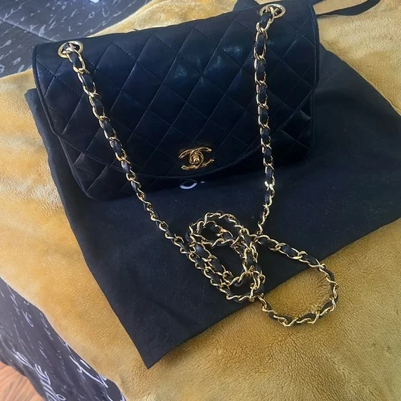 Chanel Black Quilted Leather Chain Bag - Picture 7 of 11